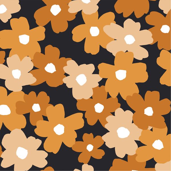 Large Fall Floral in Spooky