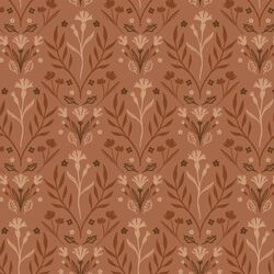 Floral Wilderness in Cinnamon