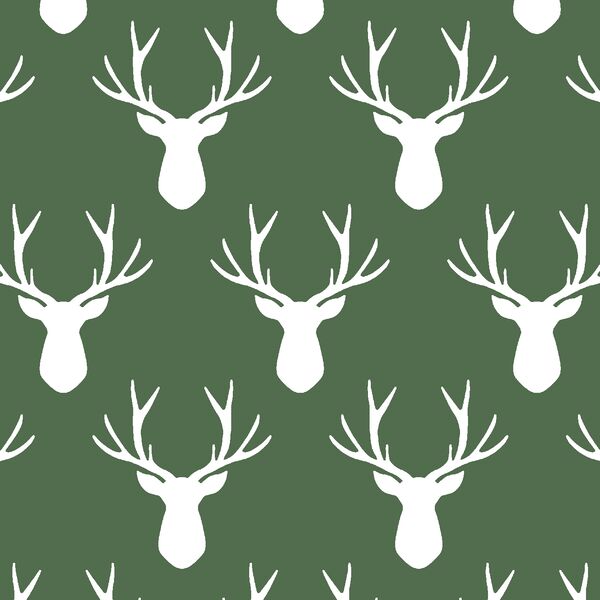 Stag Silhouette in Kale