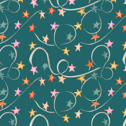 Star Garland in Emerald