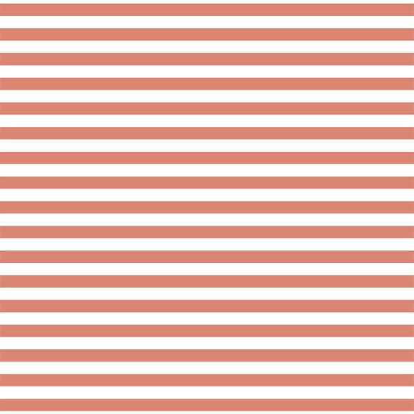 Horizontal Dress Stripe in Desert Rose