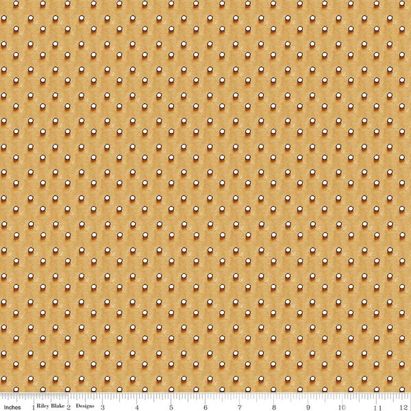 Royal Icing Dots in Gingersnap