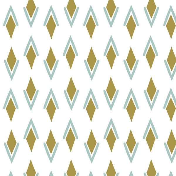 Woven Basket in Gold and Aspen