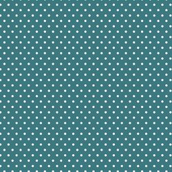 Winter Polka Dots in Ocean Blue