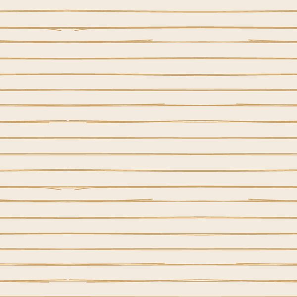 Lines in Golden Mustard Yellow on Egret
