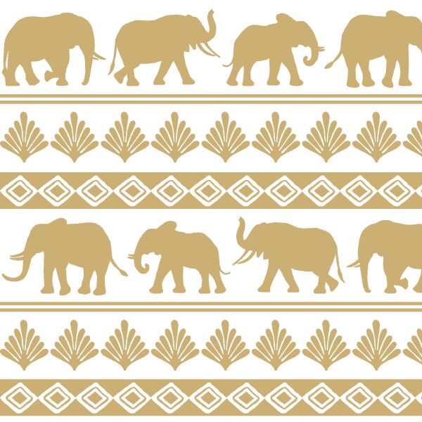 Elephant Parade in Golden Canyon
