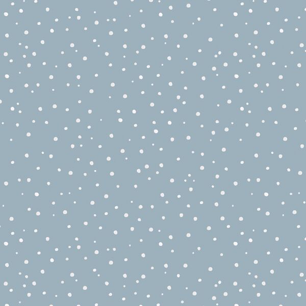 Spring Dots in Slate Blue