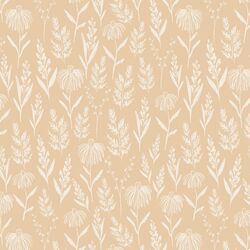 Perennials in Cream on Blush