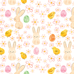 Easter Bunnies in Spring