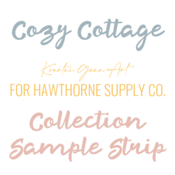 Cozy Cottage Sample Strip