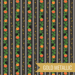 Pumpkin Patch in Black Metallic