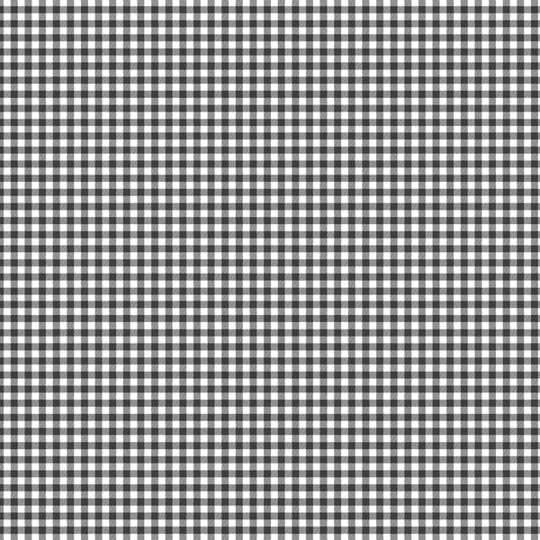 Winter Gingham in White and Onyx