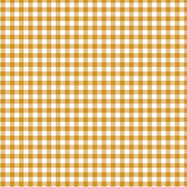 Gingham Check in Golden Sun