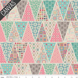 Patchwork Triangles Home Decor in Multi