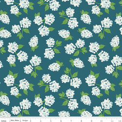 Hydrangeas in Colonial Blue
