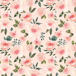 Garden Floral in Light Pink