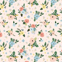 Large Harbour Florals in Pink