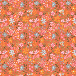 Vibrant Garden in Tangerine