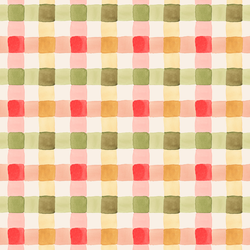 Painted Gingham in Christmas