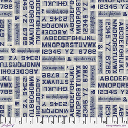 Typography in Indigo
