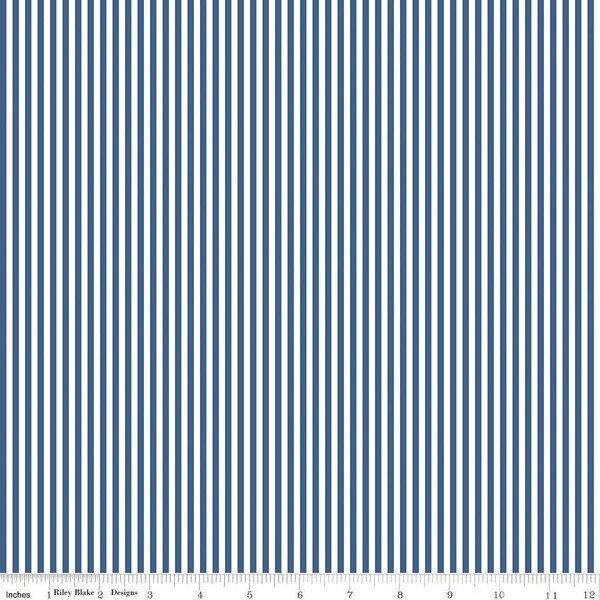 1/8" Stripe in Denim
