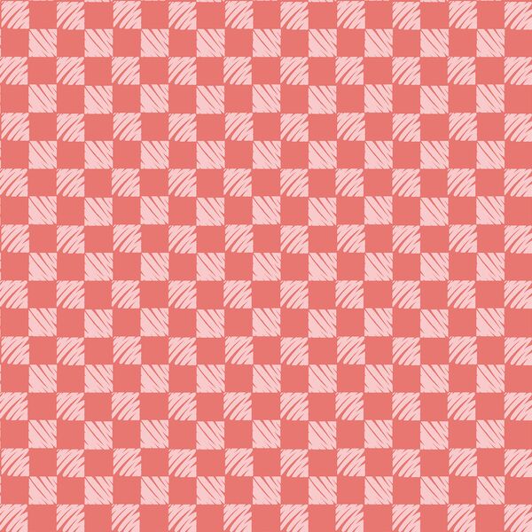 Picnic Check in Tomato Red