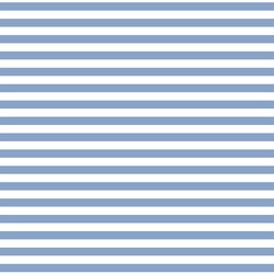 Horizontal Dress Stripe in Cornflower