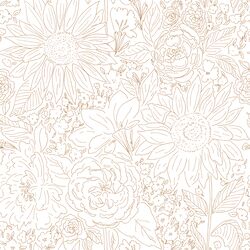 Paperie in Dark Caramel on White