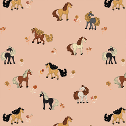 Horses in Pink