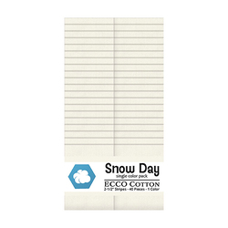 Ecco Cotton 2.5" Strip Roll in Snow Day