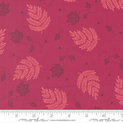 Paisley Leaf in Pomegranate