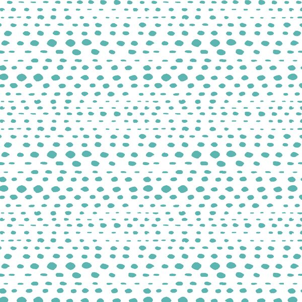 Little Skipping Stones in Seafoam on White