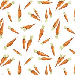Carrot Bunches in White