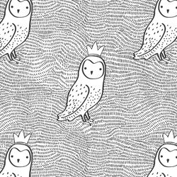 Crowned Owl in Onyx