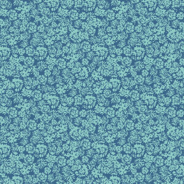 Floral Marks in Blithe Blue