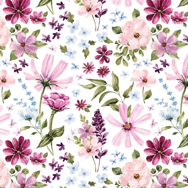 Blooming Field in White
