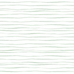 Sussex Stripe in Mint on White