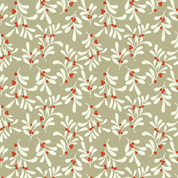 Playful Holly in Sprig Green