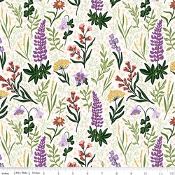 Lupine Fields in White