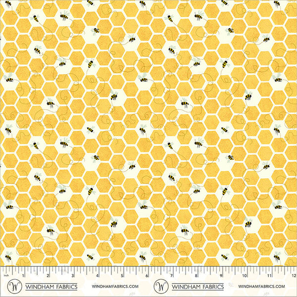 Honeycomb in Yellow