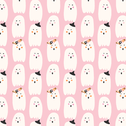 Ghosts in Bubblegum Pink