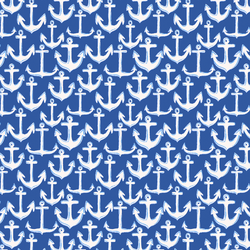Anchors Aweigh in Cobalt