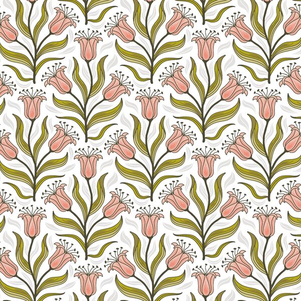 Sweet Tulips in White