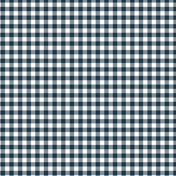 Gingham Check in Deep Navy