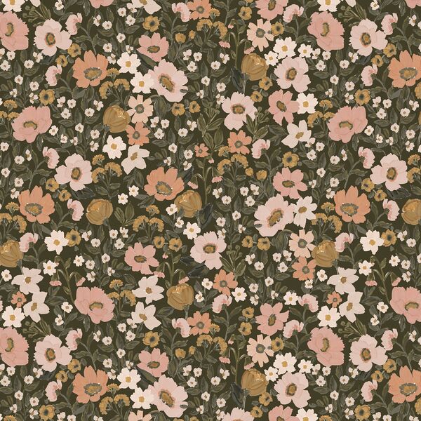 Small Romantic Garden in Dark Olive