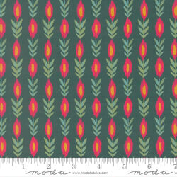 Vines in Dark Teal