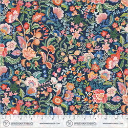 Legacy Blooms in Indigo