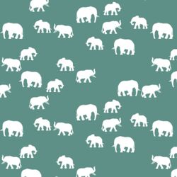 Elephant Silhouette in Agate