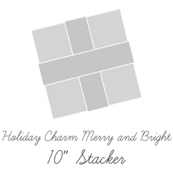 Expressions Batiks 10" Square Pack in Holiday Charm Merry & Bright A