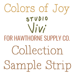 Colors of Joy Sample Strip